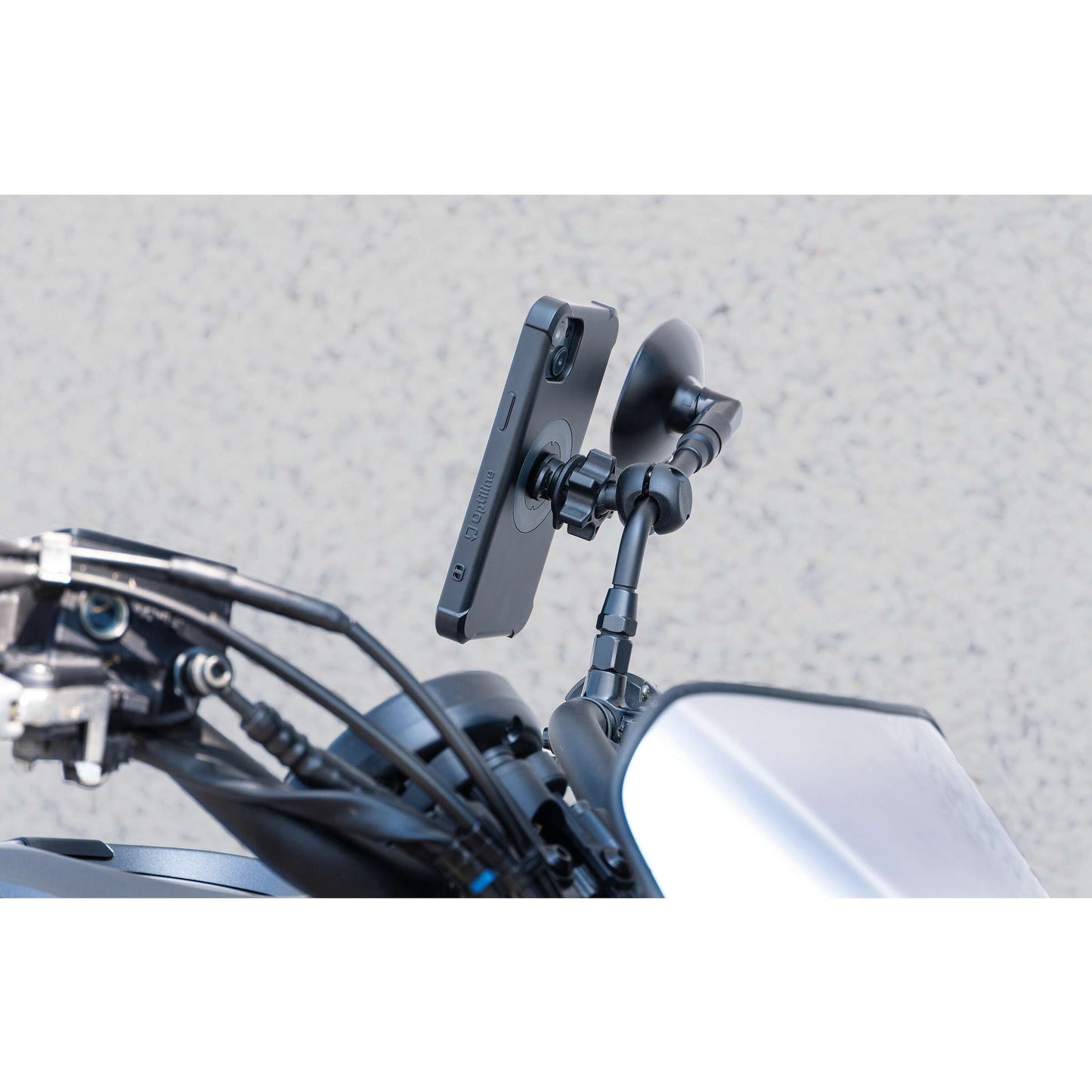 Lemor de miroir Lampa Opti-mirror pour moto à scooter