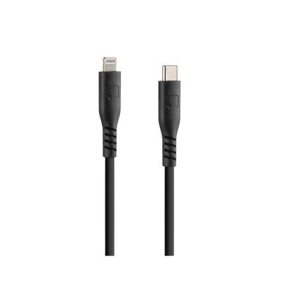 Câble silicone optiline USB Type C> Apple 8 broches - 20 cm