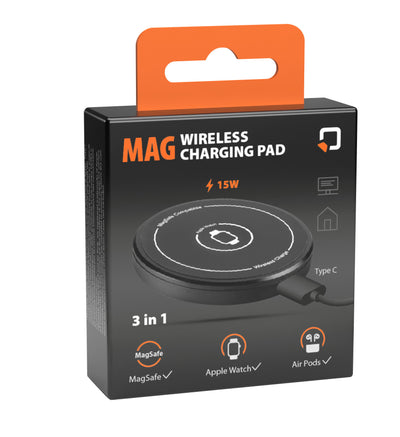 L'optiline est autorisée, 3 en 1 chargeur sans fil magnétique