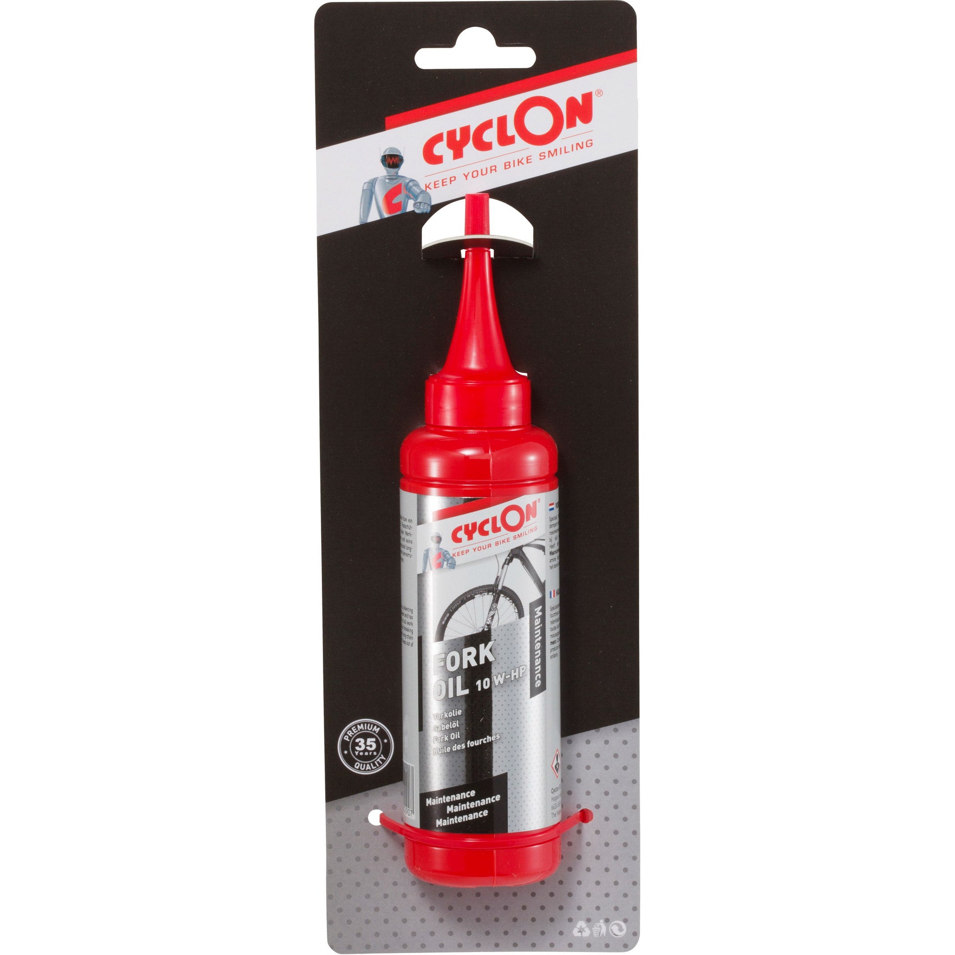 Huile de fourche Cyclon 10 W-HP 125 ml (en paquet de blister)