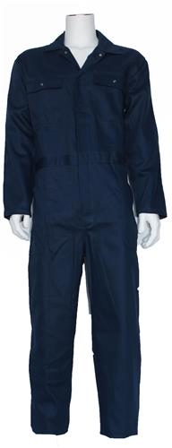 Salopette Bestex coton marine boutons pression 60
