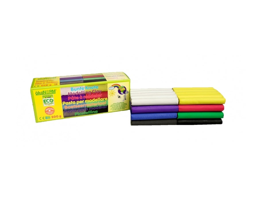 Ökonorm Soft Clay 8 Couleurs 500GR