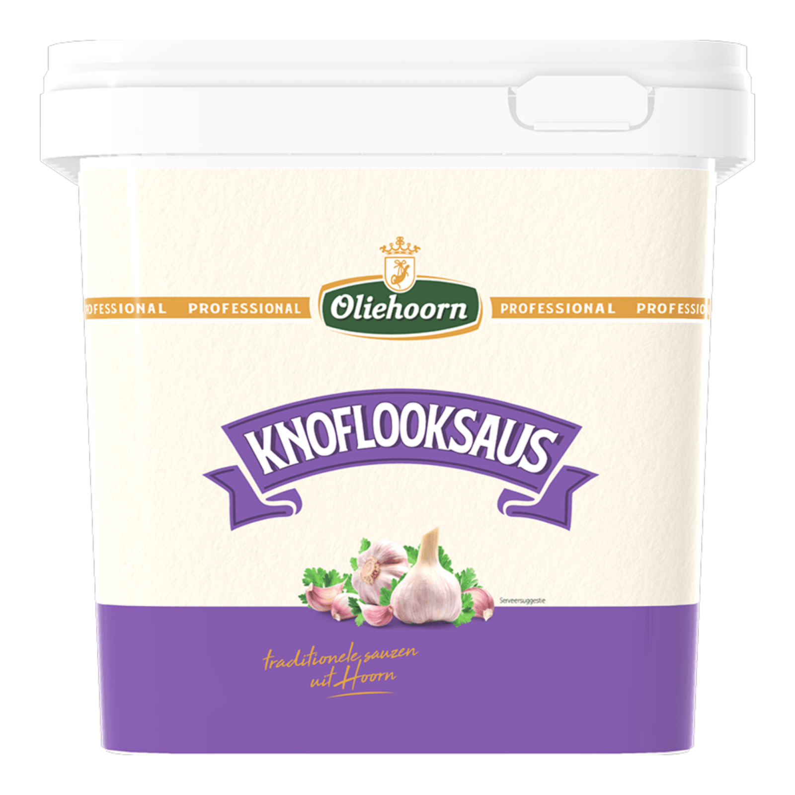 Seau de sauce à l'ail Oliehoorn (2,5 litres)