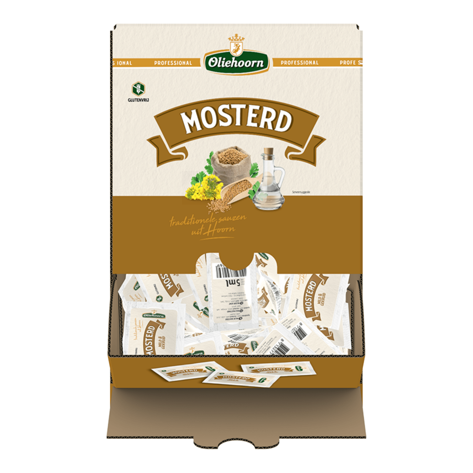 Sachets de moutarde Oliehoorn (450x 5ml)