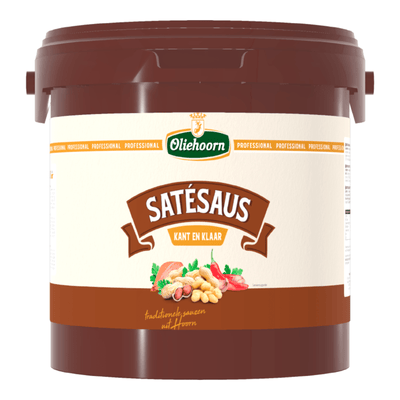 Sauce satay Oliehoorn prête à l'emploi (2,5kg)
