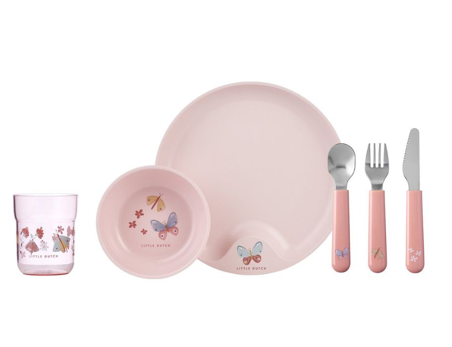 Mépal pour enfants Services Mio 6 pièces et papillon