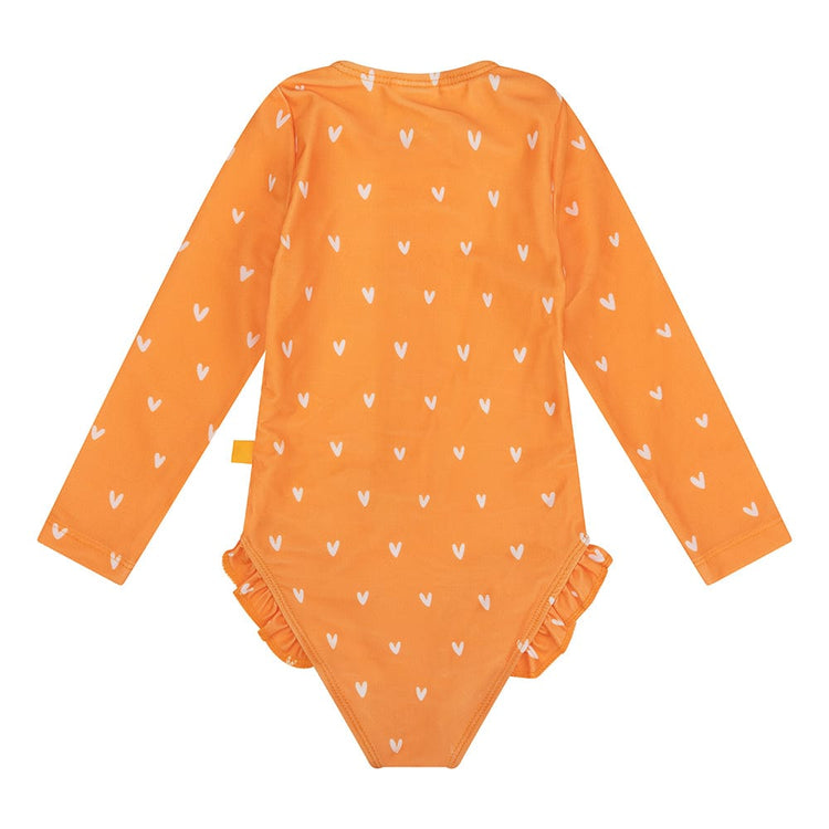 Orange Kiss | Troisse de bain UV Orange Girls à manches longues