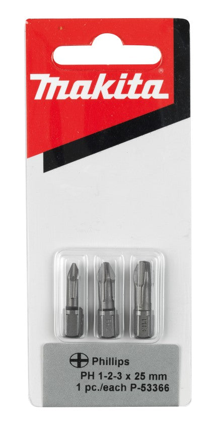 Accessoires Makita embout à vis ph1 2 3x25mm - p-53366