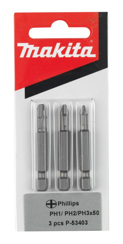Accessoires Makita embout à vis ph1 2 3x50mm 1 4 - p-53403