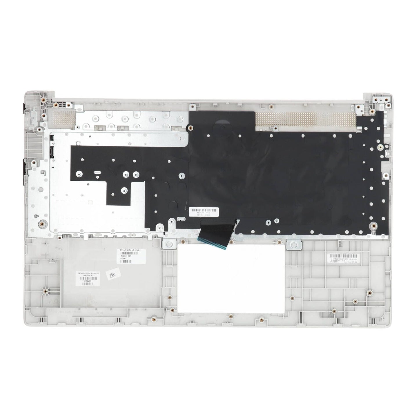 Clavier d'ordinateur portable HP Qwerty US + HOVER TOP - Silver