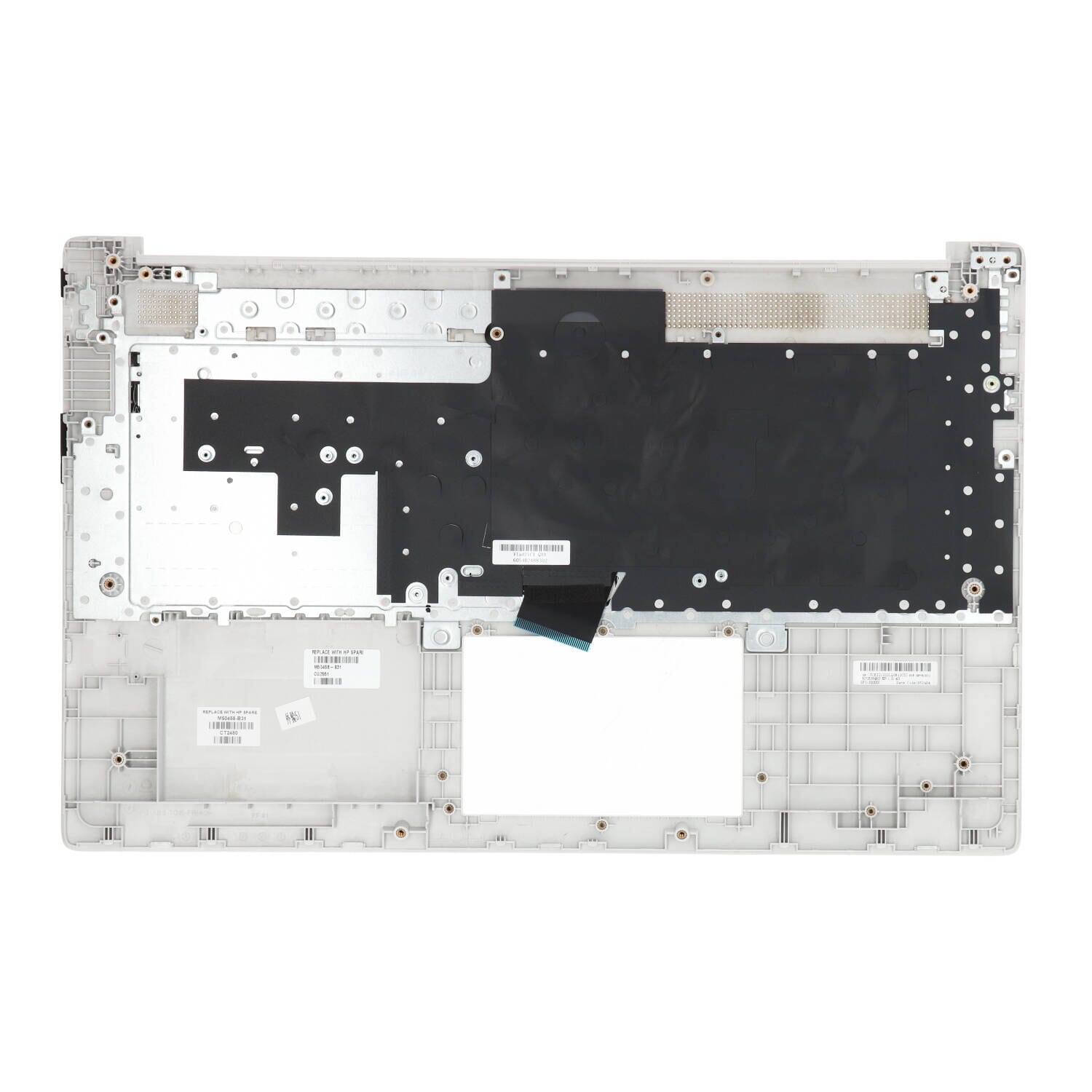 Clavier d'ordinateur portable HP Qwerty US + HOVER TOP - Silver