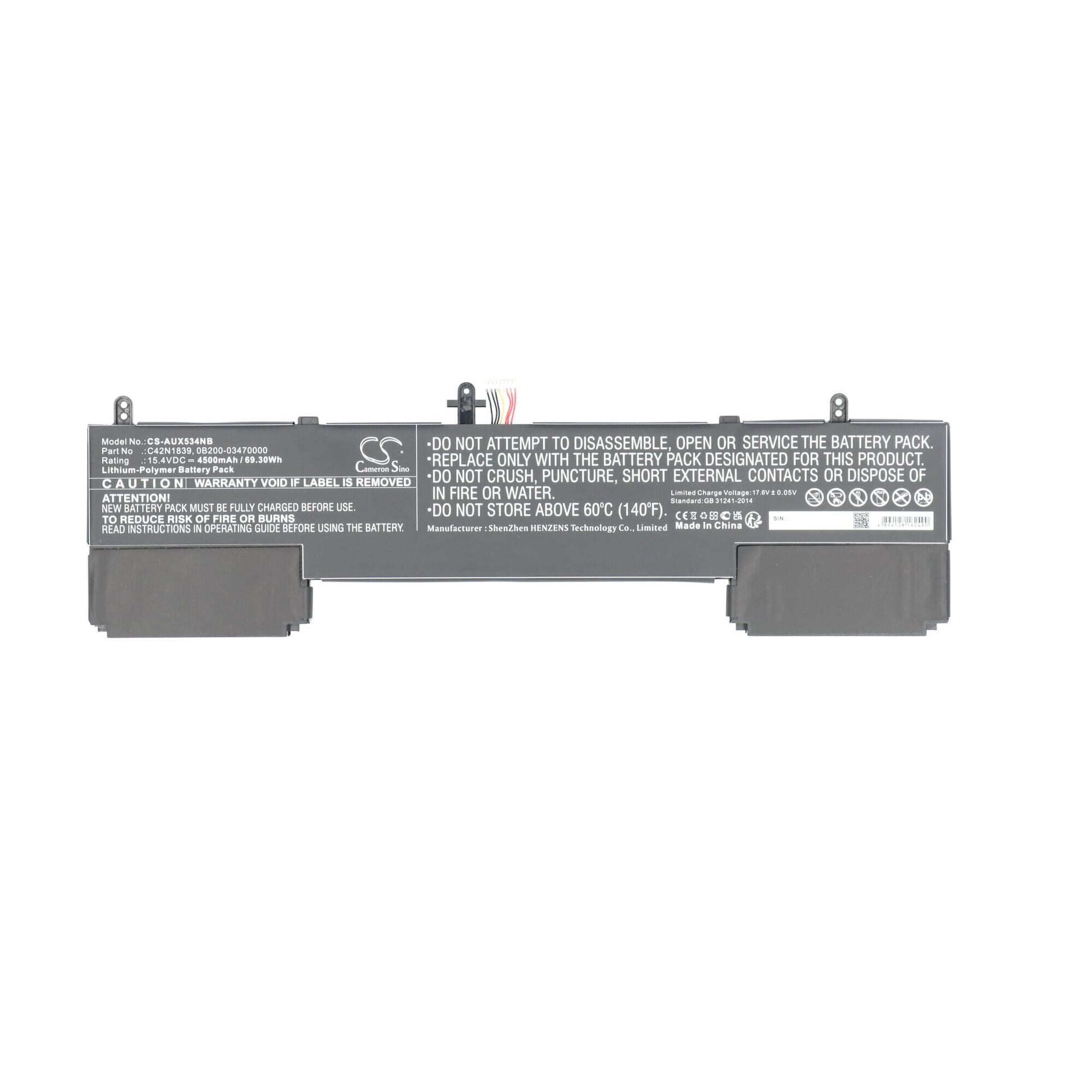 Batterie d'ordinateur portable 4500 mah
