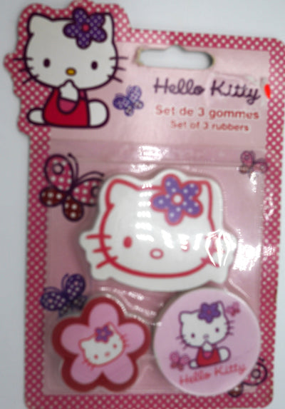 Bonjour kitty gummen sur blister, 3 pièces