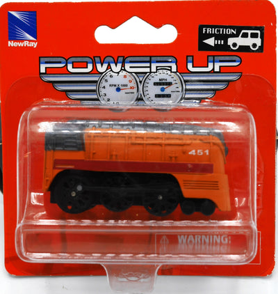 Train de locomotive en métal avec lecteur de friction Oranje