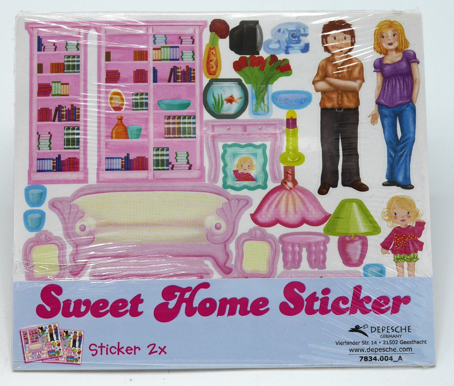 Sweet Home Stickers 2 Feuilles SW10438