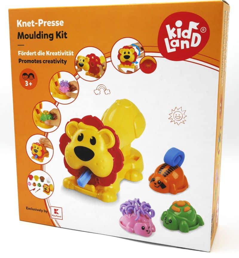Ensemble d'argile de pâte avec un lion comme des argile