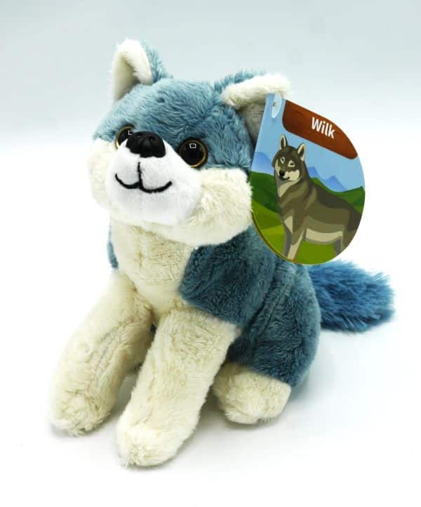 Intro peluche loup en peluche très douce