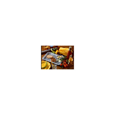 Papstar plats à griller aluminium 34,5cm 5 pièces
