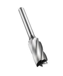 Fraise lucarne hm (b) cylindrique avec dents d'extrémité