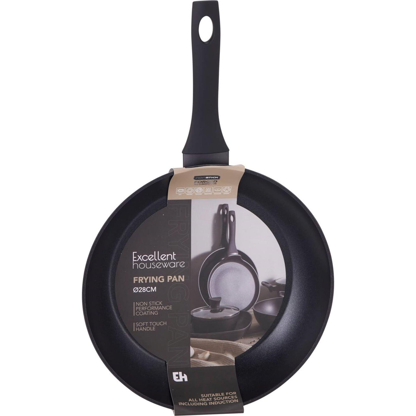 Excellente poêle à frire 28cm adaptée à l'induction