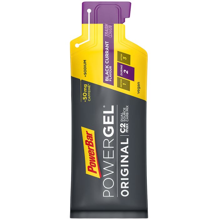 Powerbar powergel original (24 x 41gr) - cassis (caféine)