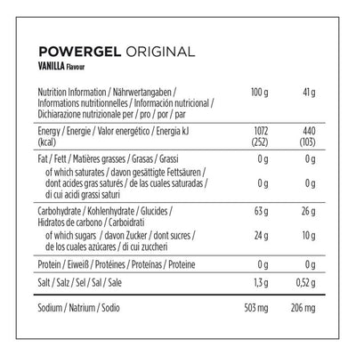 Powerbar powergel original (24 x 41gr) - vanille