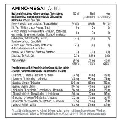 Méga liquide aminé Powerbar (20 x 25ml)