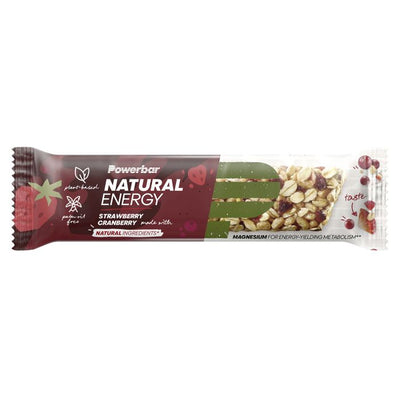 Céréales énergétiques naturelles Powerbar (18 x 40gr) - fraise canneberge