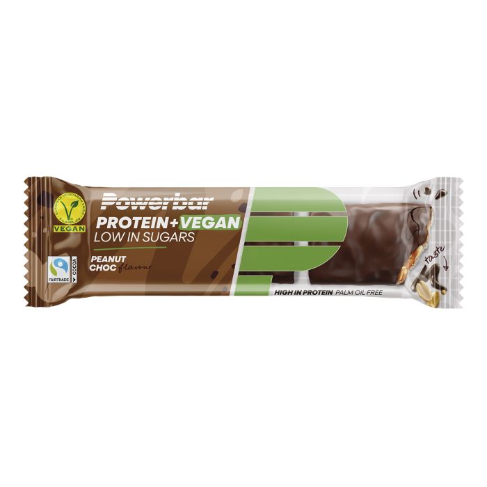 Powerbar protéine+ vegan (12 x 42gr) - chocolat cacahuète