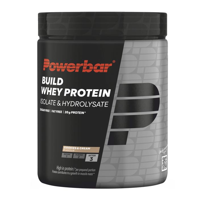 Powerbar build whey protéine - hydrolysat d'isolat (1 x 550gr) - crème de biscuits