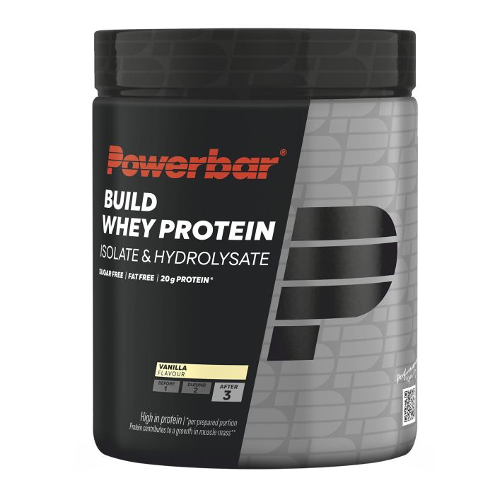 Powerbar build whey protéine - hydrolysat d'isolat (1 x 550gr) - vanille