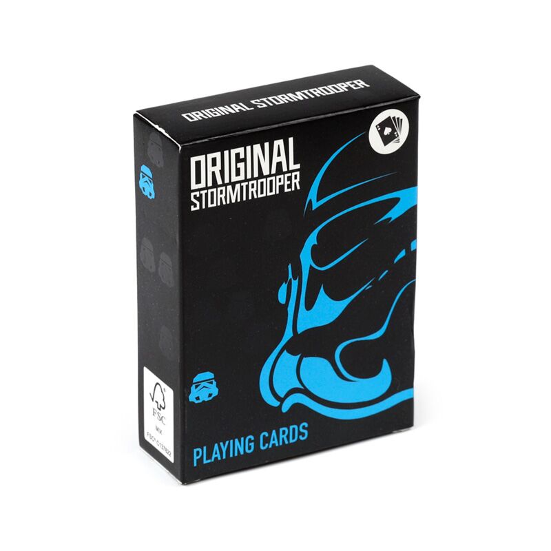 Le jeu d'origine Stormtrooper jouant à la carte de carte