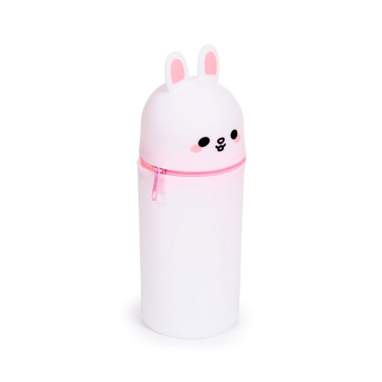 Adoramals Frances le crayon de crayon en silicone debout lapin