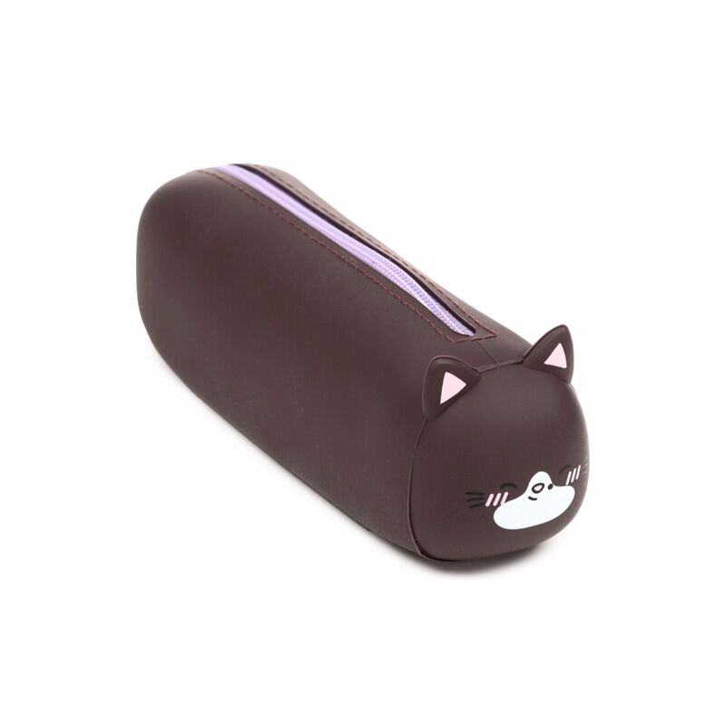 Les adoramaux maculent la trousse en silicone du chaton