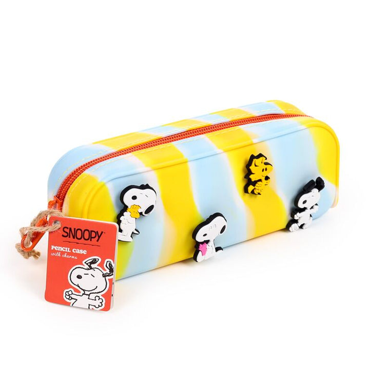 Trousse à crayons en silicone Peanuts Snoopy Woodstock