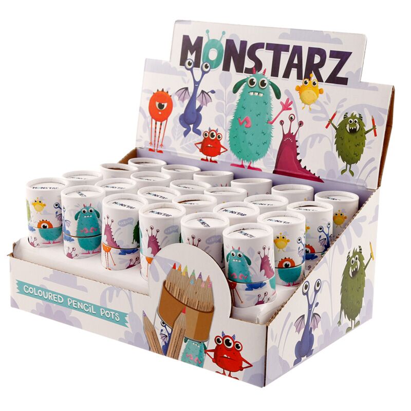 Monstarz Monsters - Étui de dessin de crayons de couleur