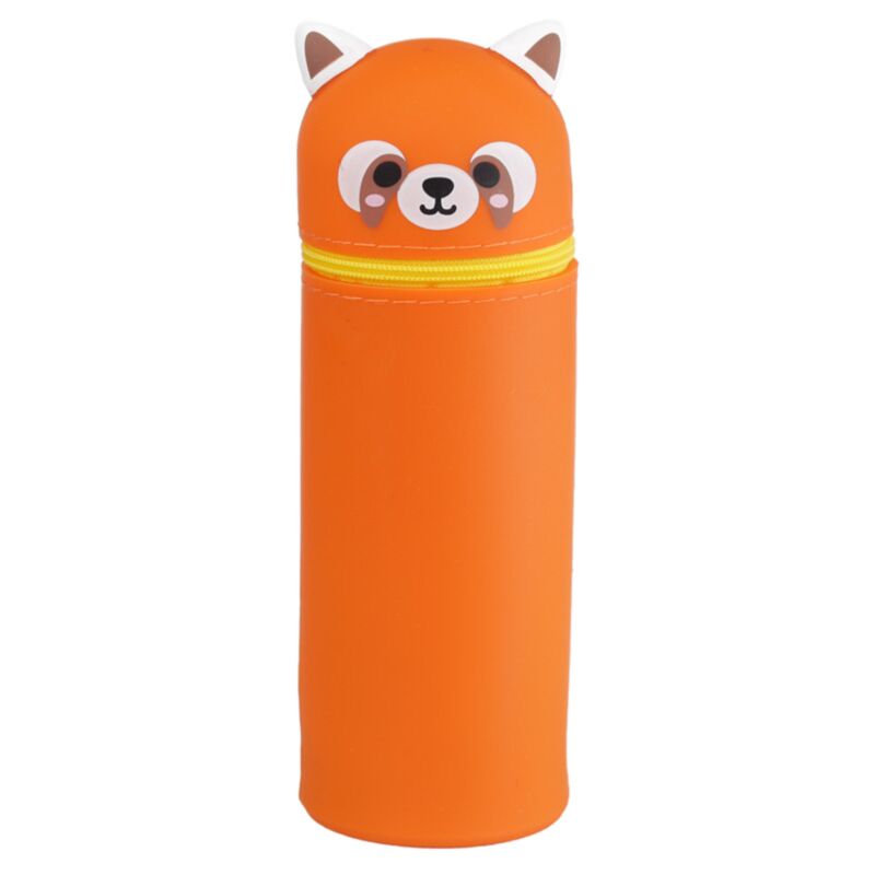 Adoramals tasse crayon debout en silicone rouge en silicone