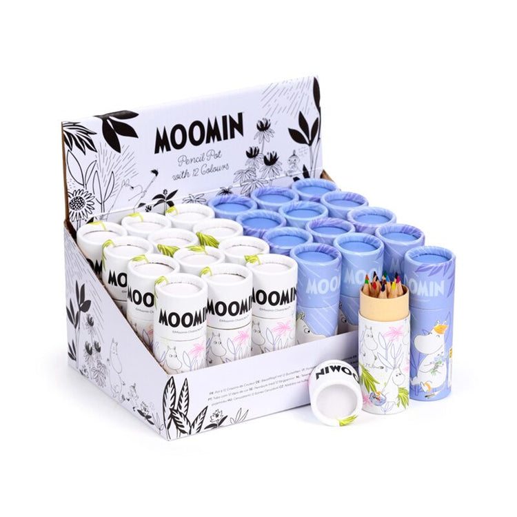 Moomin Draw Case 12 crayons de couleur