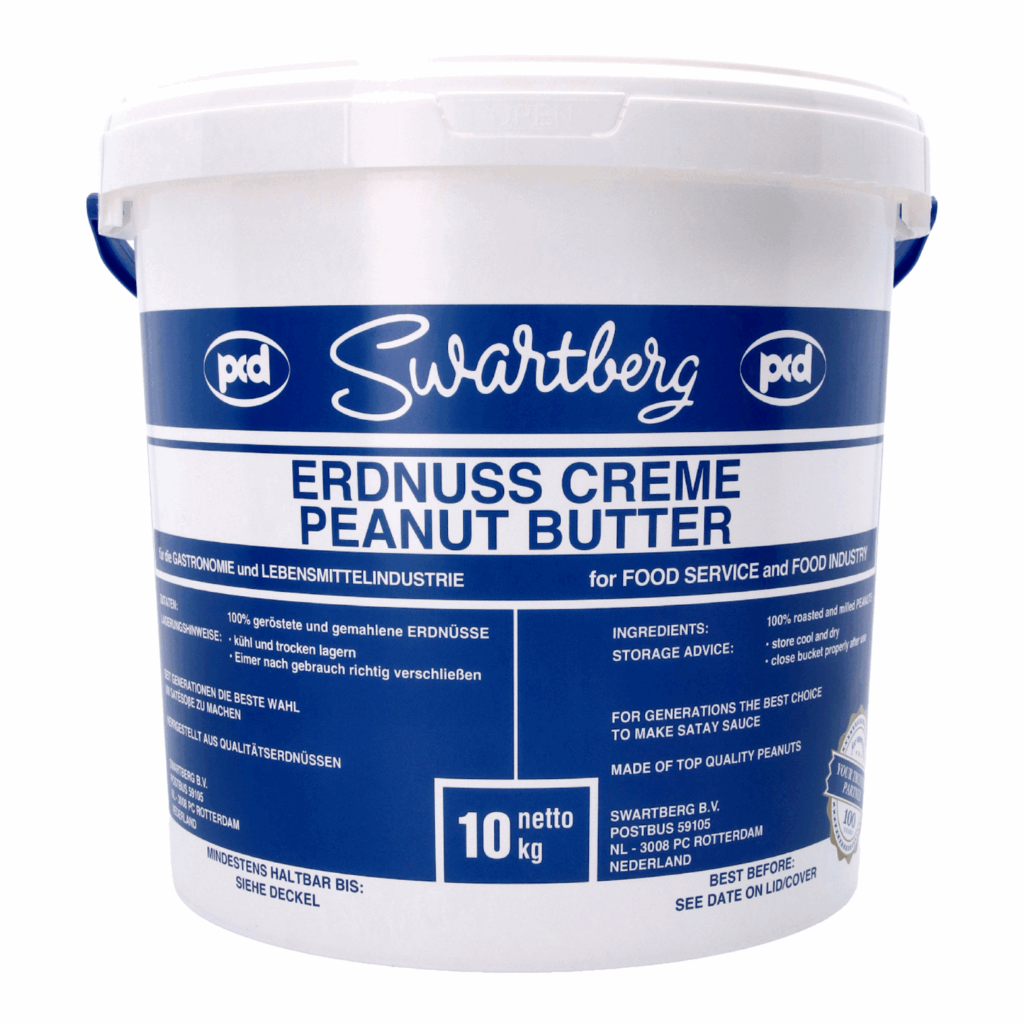 Beurre de cacahuète Swartberg pcd (10kg)