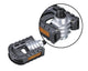 Pédales pliantes Union Sp-151N Aluminium Argent