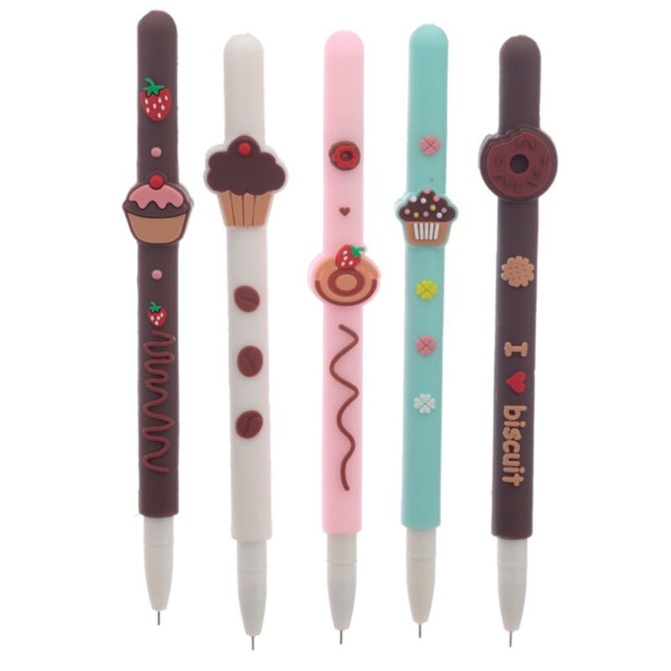 Stylo d’écriture fin parfumé pour gâteau - noir