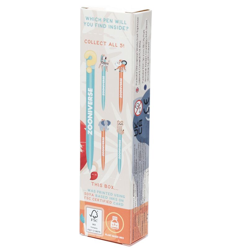 Fils -Varese surprise Dieren Pvc Pen - Black