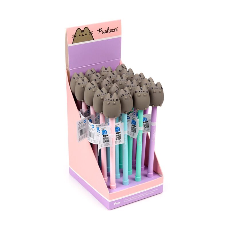 Stylo fineliner Pusheen le chat, dessus en silicone