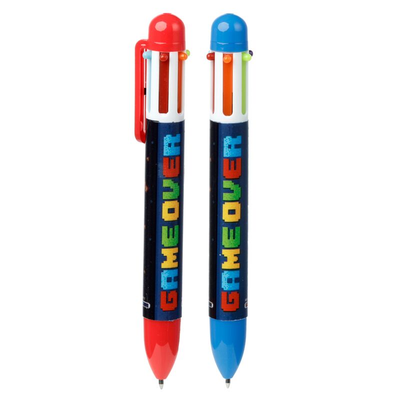 Jeu sur plus de stylo de couleur (6 couleurs)