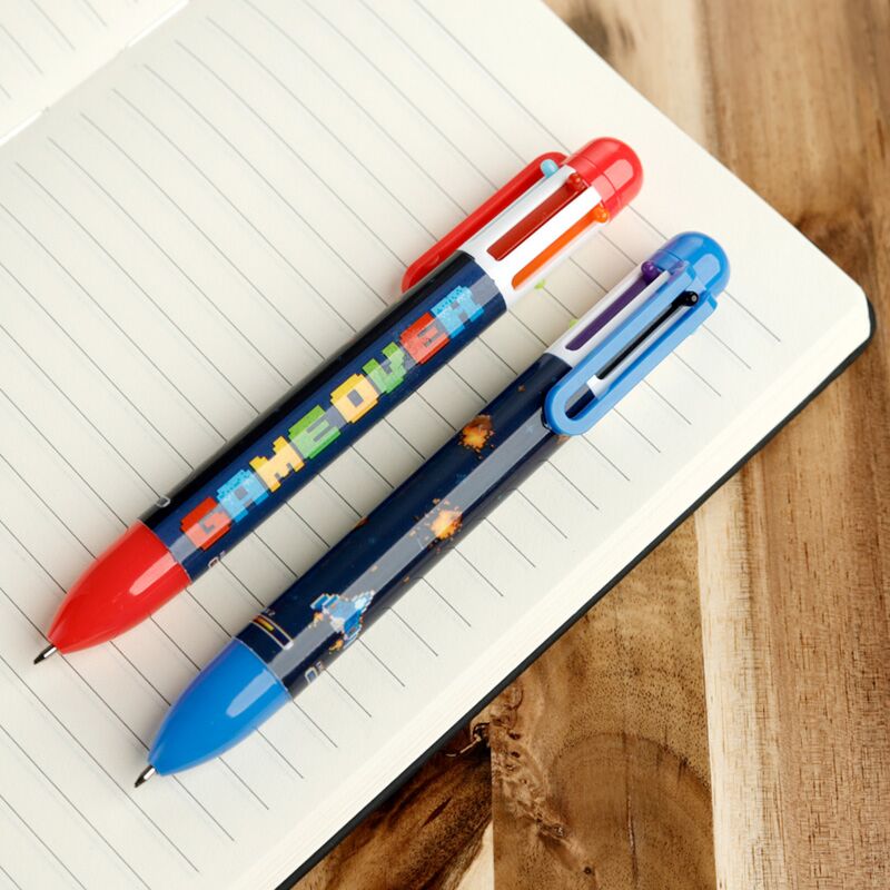 Jeu sur plus de stylo de couleur (6 couleurs)