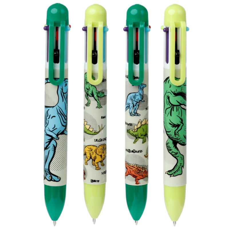 Dinosauria plus de couleurs stylo (6 couleurs)