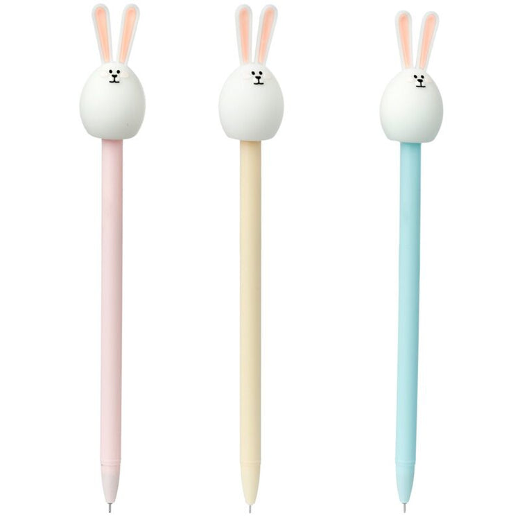 Adoramals Rabbit Fine écrivain stylo - noir
