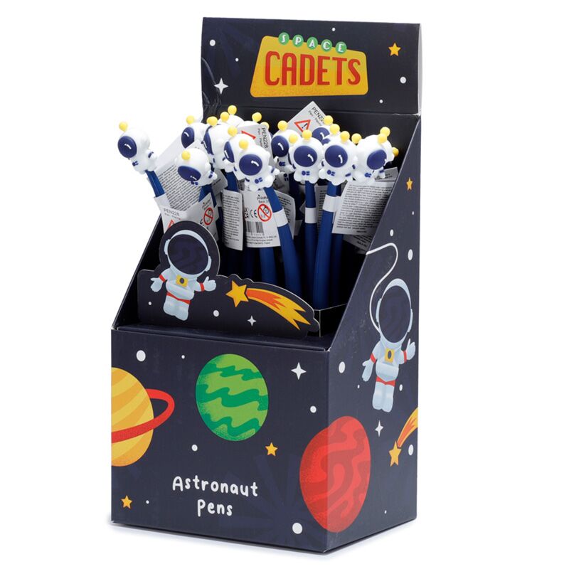 Astronaute fin écrivain stylo - noir