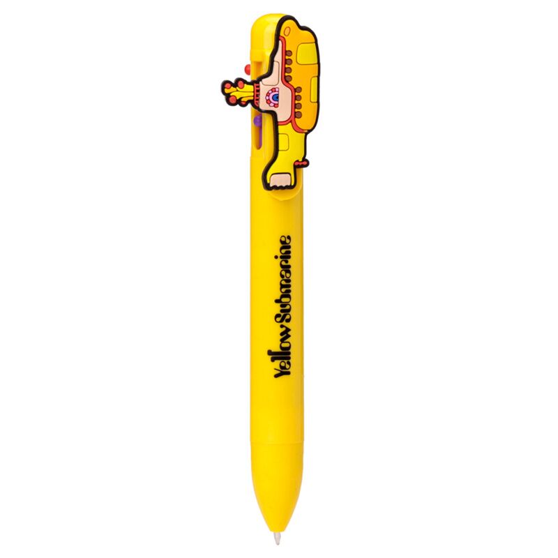 Le stylo multimarine jaune des Beatles (6 couleurs) (6 couleurs)