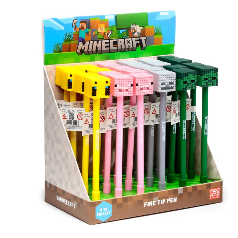 Minecraft Fine écrivain Pen Silicone Top (Pig at Zombie Skeleton)